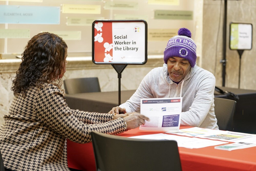 Social Worker in the Library
